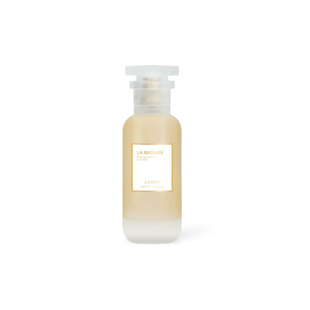 Skincare bottle with a white cap on a light beige background