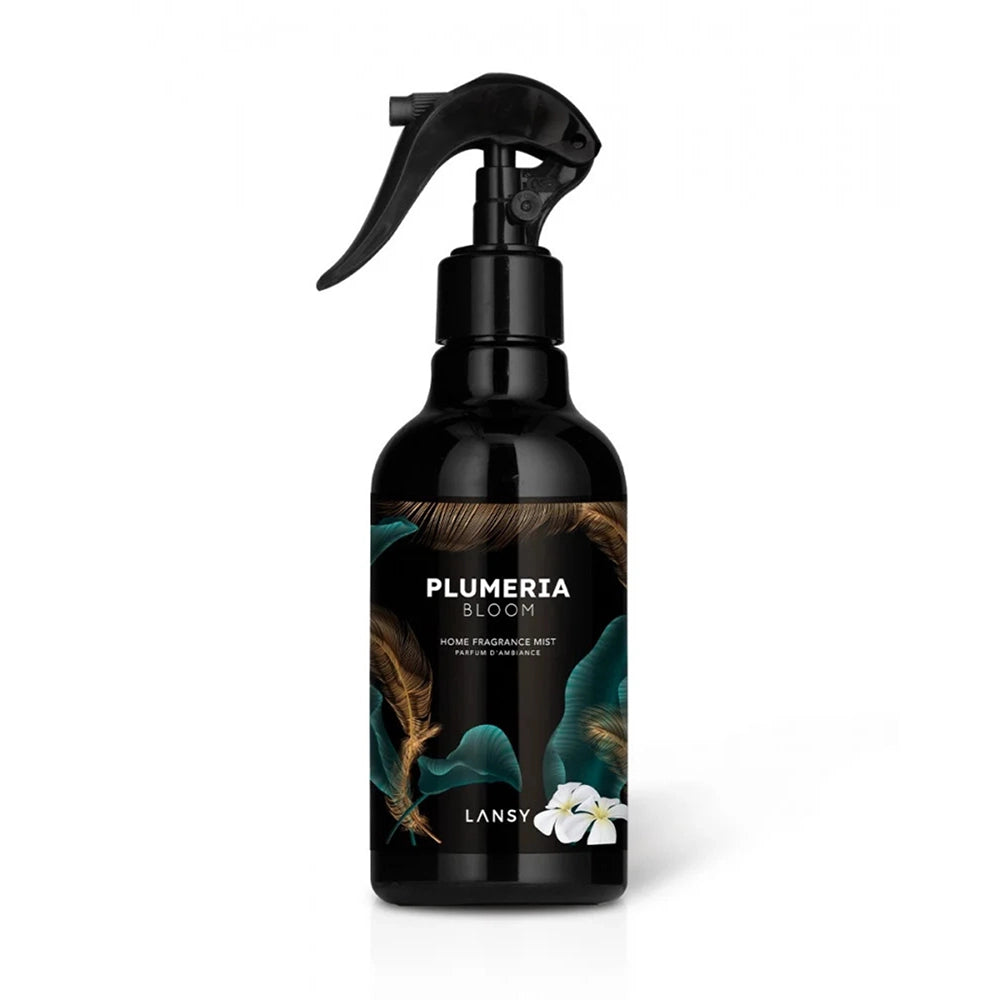 Black spray bottle labeled &