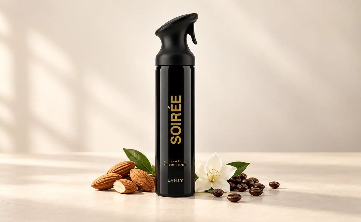 LANSY Soiree Air Freshener 300 ml with almonds, flowers and coffee beans