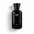 Black LANSY Amber Elite perfume bottle on a white background