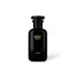 Black LANSY Amber Elite perfume bottle on a white background