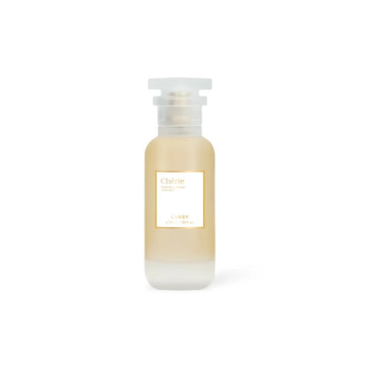 Skincare bottle with a white cap on a white background