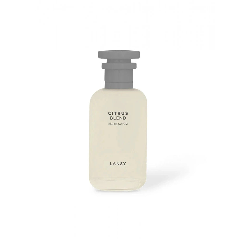 Lansy Citrus Blend perfume bottle on a white background