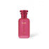 Pink perfume bottle with &