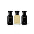 LANSY La Madame, Sécure and Soirée perfume bottles on a white background.