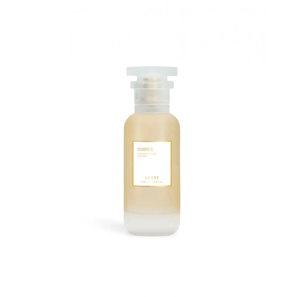 Skincare bottle with a gradient design on a white background
