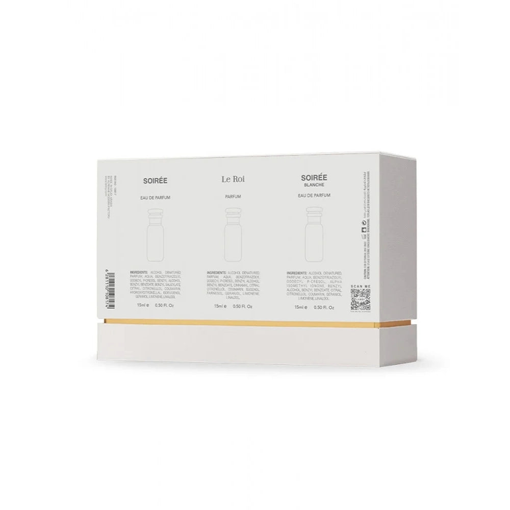 LANSY Soiree perfume packaging box on a white background.