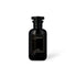 Black perfume bottle labeled &