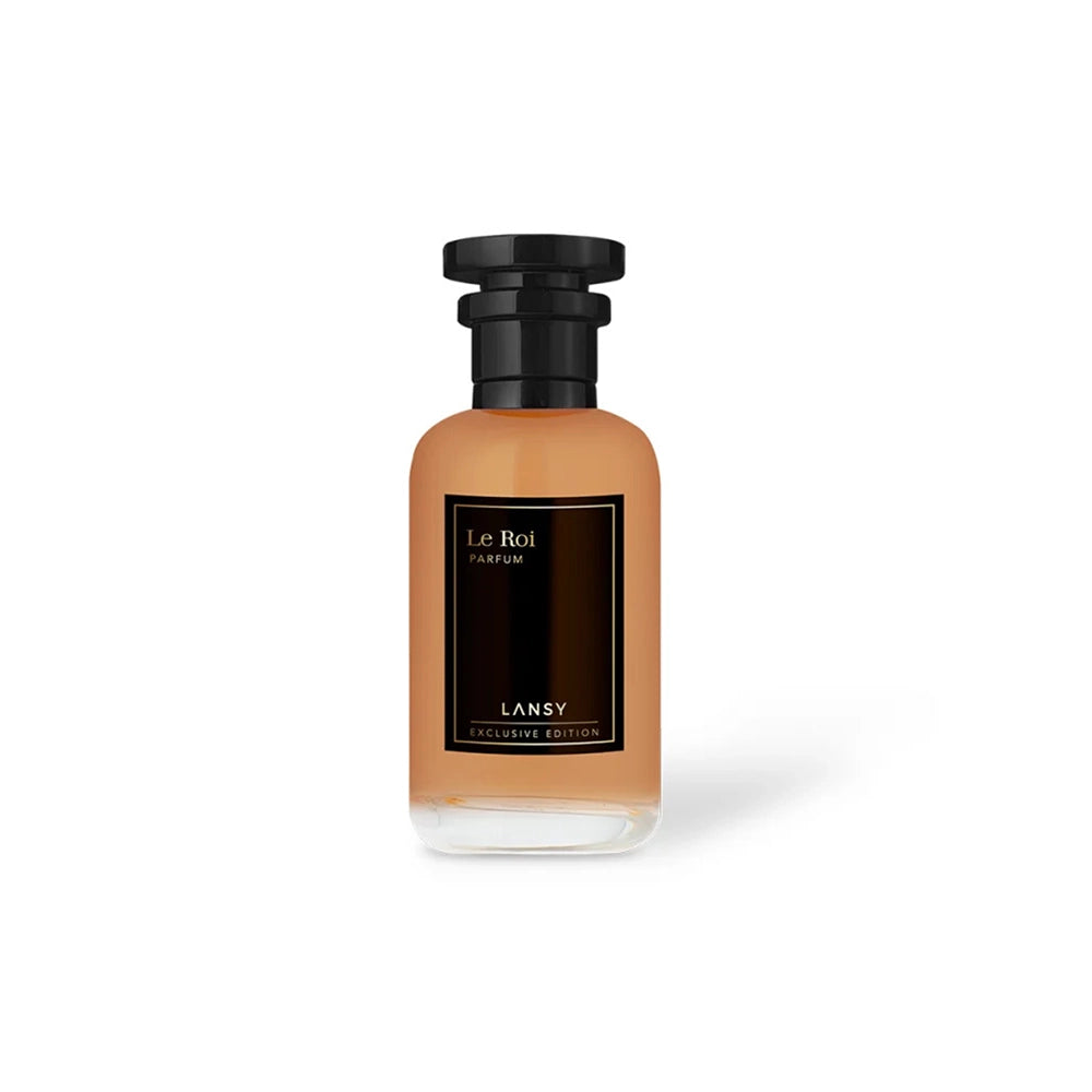 Lansy Le Roi Parfum bottle on a white background