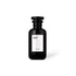 Black perfume bottle labeled &