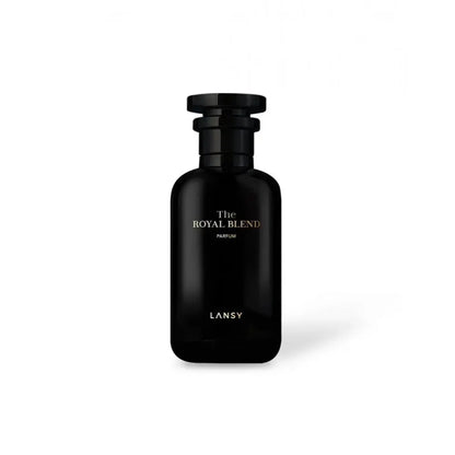 Black LANSY perfume bottle labeled &