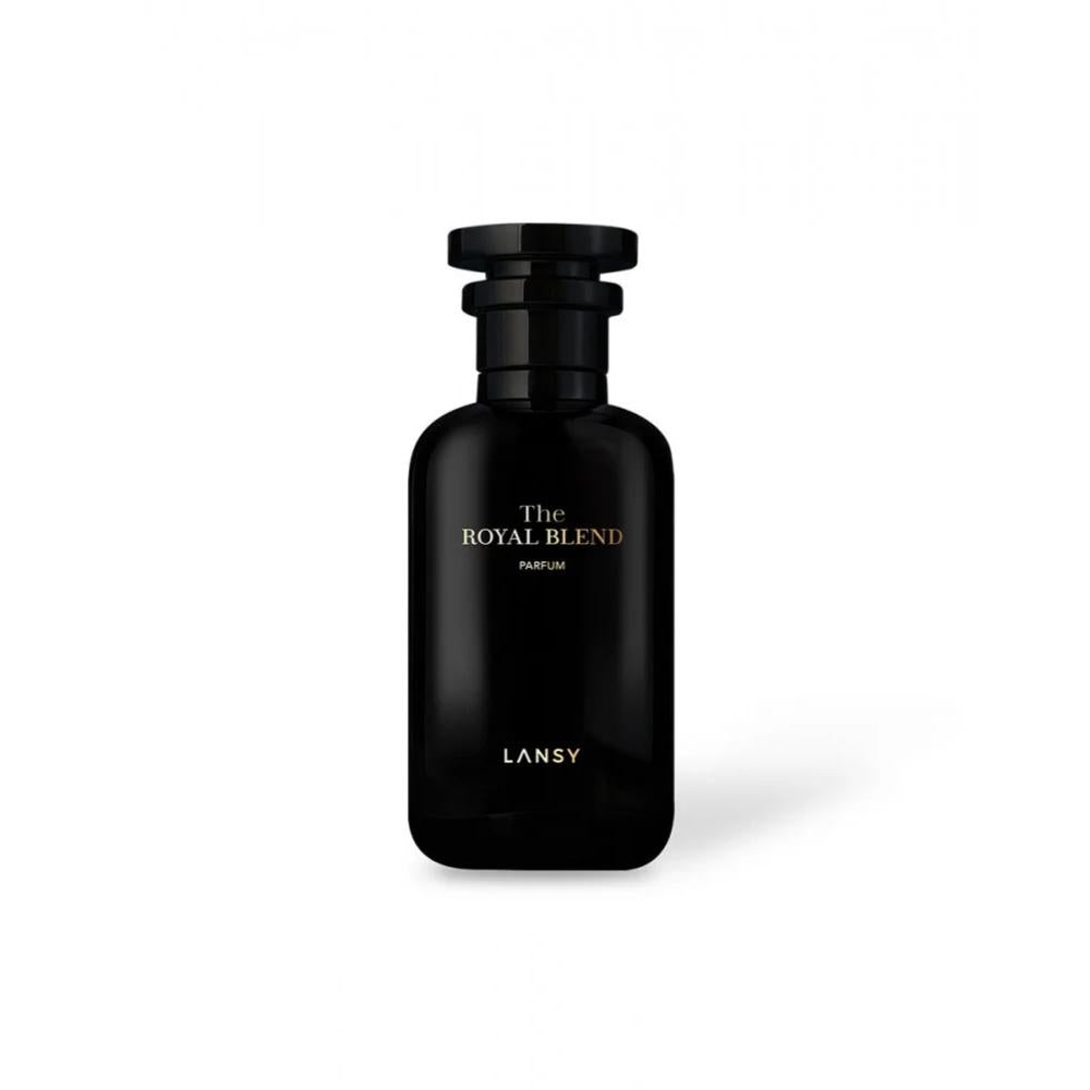Black LANSY perfume bottle labeled &
