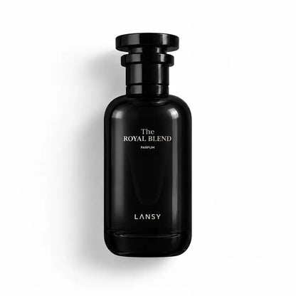 Black LANSY perfume bottle labeled &
